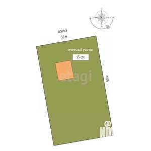 Дом 72м², 2-этажный, участок 15 сот.