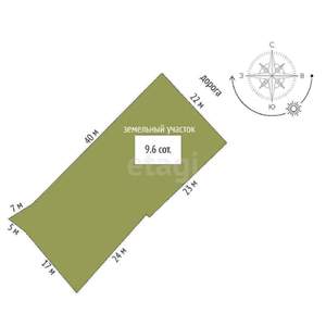 Дом 226м², 3-этажный, участок 10 сот.