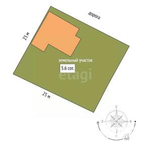 Дача 156м², 2-этажный, участок 6 сот.  