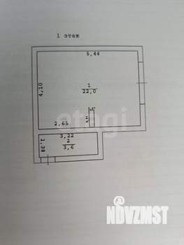 Дом 55м&sup2;, 2-этажный, участок 6 сот.  