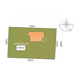 Дом 293м&sup2;, 3-этажный, участок 15 сот.  