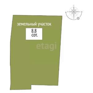Дом 67м², 1-этажный, участок 9 сот.  
