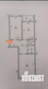 2-к квартира, на длительный срок, 62м2, 7/10 этаж