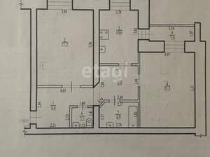 2-к квартира, на длительный срок, 76м2, 1/5 этаж