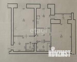 2-к квартира, на длительный срок, 76м2, 1/5 этаж