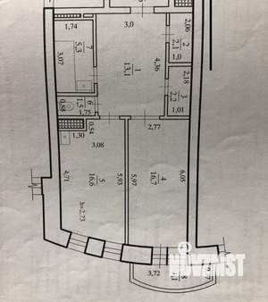 2-к квартира, вторичка, 58м2, 15/15 этаж