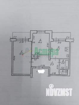 2-к квартира, вторичка, 52м2, 3/5 этаж