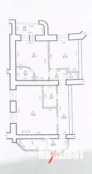 3-к квартира, вторичка, 100м2, 7/13 этаж
