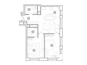 3-к квартира, вторичка, 66м2, 3/15 этаж