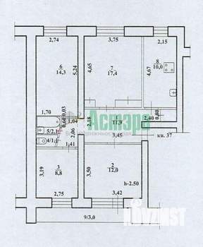 4-к квартира, вторичка, 81м2, 4/5 этаж