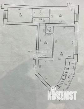 3-к квартира, вторичка, 123м2, 4/9 этаж