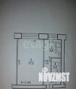 1-к квартира, вторичка, 29м2, 1/5 этаж