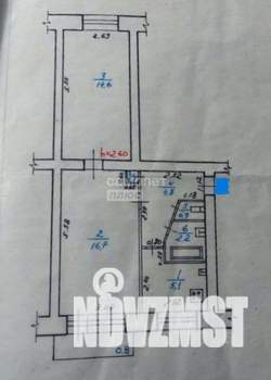 2-к квартира, вторичка, 45м2, 4/5 этаж
