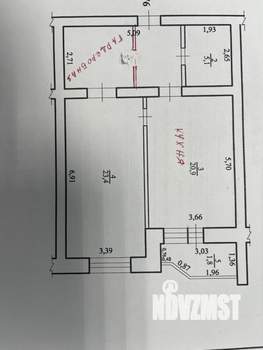 1-к квартира, вторичка, 63м2, 9/12 этаж
