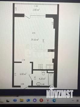 1-к квартира, вторичка, 39м2, 9/17 этаж