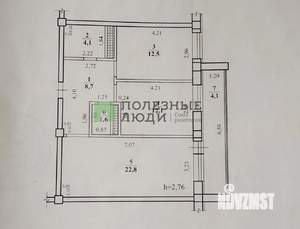2-к квартира, вторичка, 66м2, 14/15 этаж