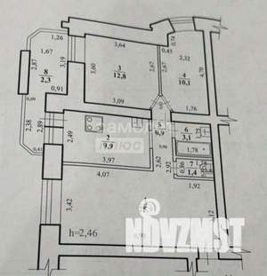 3-к квартира, вторичка, 66м2, 2/10 этаж