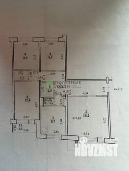 4-к квартира, вторичка, 76м2, 8/10 этаж