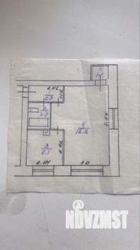 1-к квартира, вторичка, 31м2, 1/2 этаж