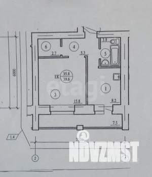 1-к квартира, вторичка, 40м2, 15/16 этаж