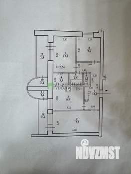 3-к квартира, вторичка, 69м2, 8/9 этаж