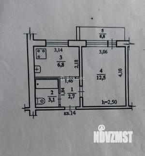 1-к квартира, вторичка, 25м2, 2/5 этаж