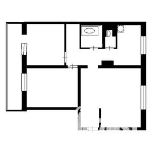 3-к квартира, вторичка, 69м2, 2/5 этаж