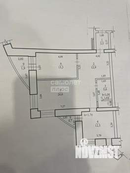 2-к квартира, вторичка, 80м2, 10/15 этаж