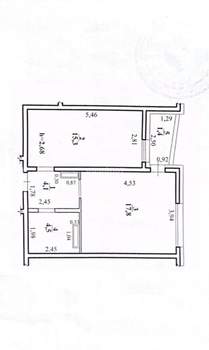 1-к квартира, вторичка, 42м2, 8/10 этаж