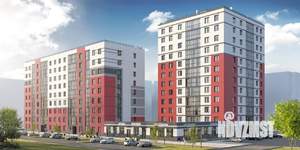 1-к квартира, строящийся дом, 35м2, 1/9 этаж