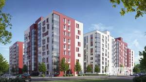 1-к квартира, строящийся дом, 42м2, 2/9 этаж