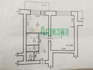 1-к квартира, вторичка, 43м2, 4/9 этаж