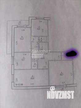 4-к квартира, вторичка, 87м2, 4/10 этаж