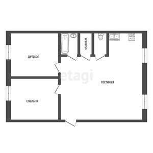 3-к квартира, вторичка, 75м2, 4/4 этаж