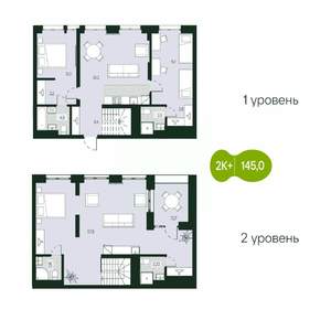 3-к квартира, вторичка, 145м2, 8/17 этаж