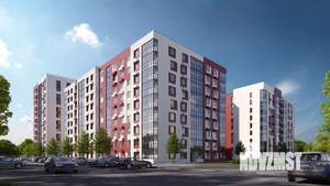 1-к квартира, строящийся дом, 46м2, 5/9 этаж