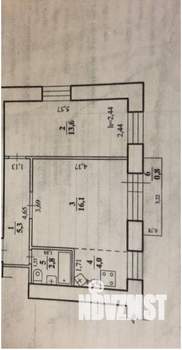 2-к квартира, вторичка, 43м2, 4/5 этаж