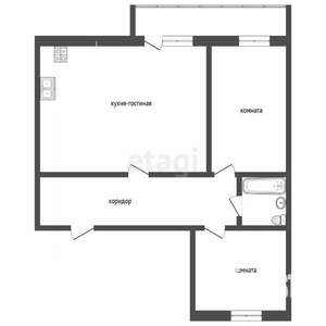 3-к квартира, вторичка, 54м2, 7/9 этаж