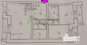 3-к квартира, вторичка, 125м2, 5/9 этаж