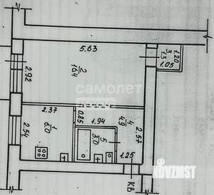 1-к квартира, вторичка, 32м2, 2/5 этаж