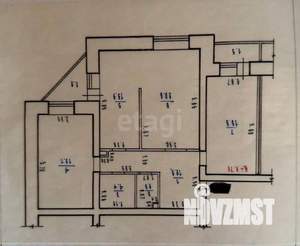3-к квартира, вторичка, 94м2, 5/9 этаж