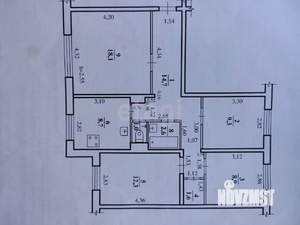 4-к квартира, вторичка, 77м2, 1/10 этаж