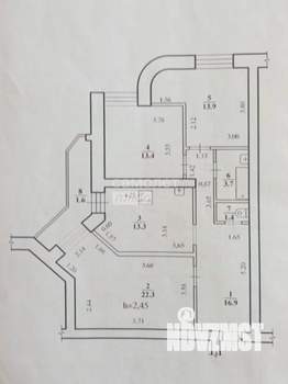 3-к квартира, вторичка, 85м2, 9/10 этаж