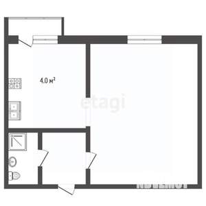 1-к квартира, сданный дом, 37м2, 10/15 этаж