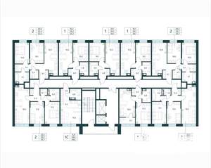 2-к квартира, вторичка, 54м2, 2/18 этаж