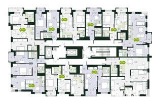 3-к квартира, вторичка, 66м2, 17/17 этаж