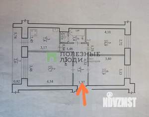3-к квартира, вторичка, 59м2, 4/5 этаж