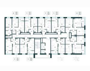 2-к квартира, вторичка, 52м2, 16/18 этаж