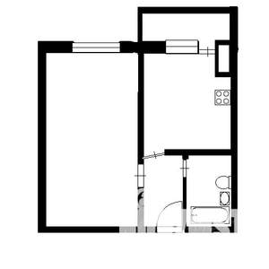 2-к квартира, вторичка, 51м2, 2/5 этаж