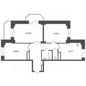 3-к квартира, вторичка, 75м2, 8/16 этаж